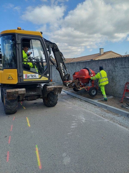  Un nouveau trottoir rue Albert Camus